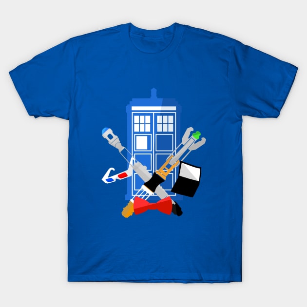 Doctor Who Vector TARDIS + Items T-Shirt by Nomich